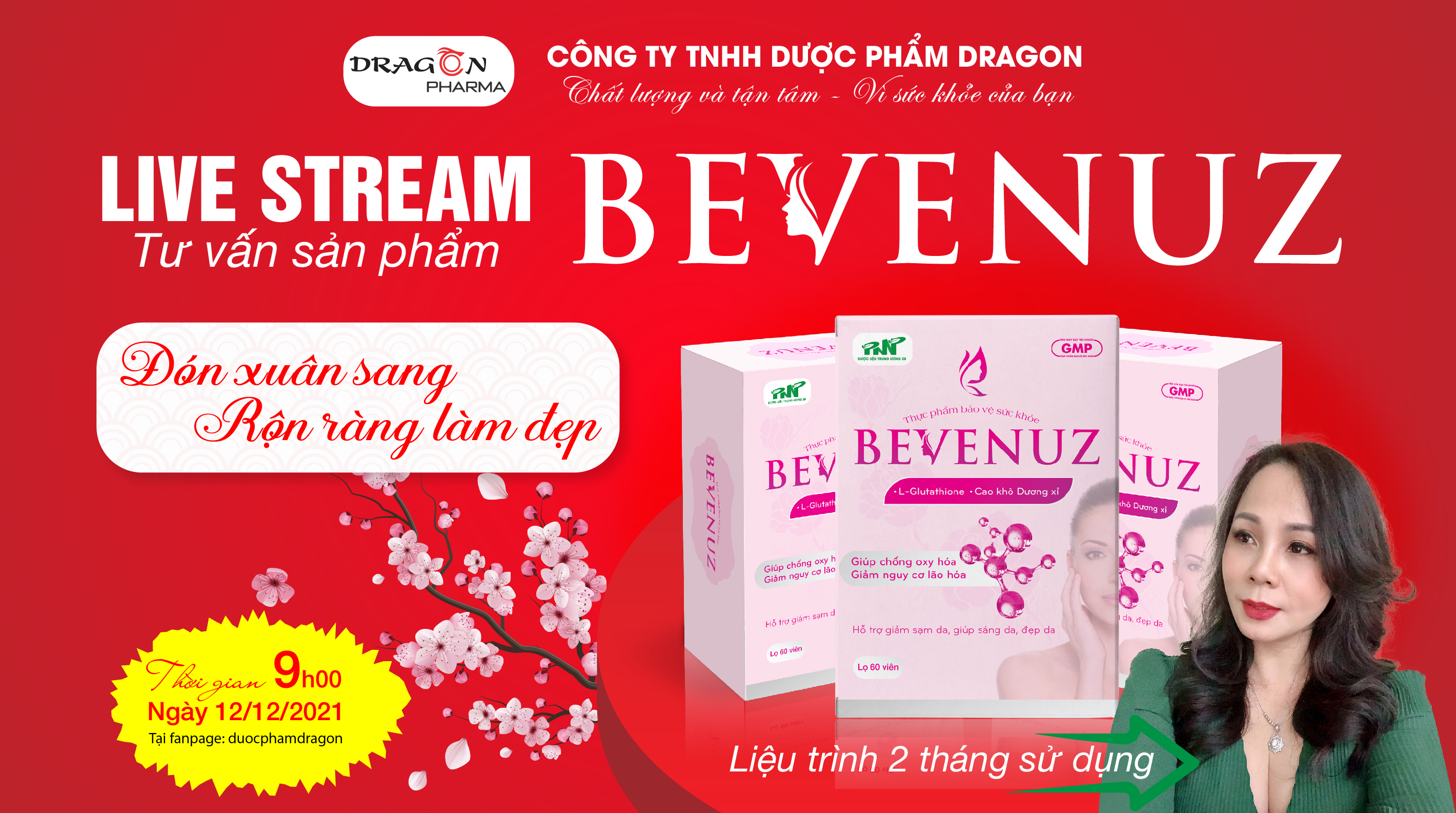Chương tr&igrave;nh LIVE STREAM tư vấn sản phẩm BEVENUZ