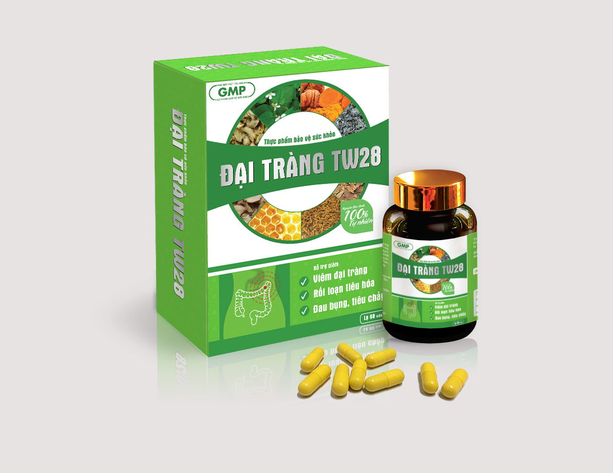Vi&ecirc;m đại tr&agrave;ng v&agrave; thực phẩm bảo vệ sức khỏe đại tr&agrave;ng TW28