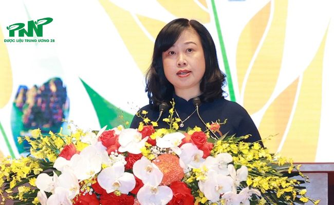 Bộ trưởng Bộ Y tế Đào Hồng Lan phát biểu tại lễ khai mạc Đại hội Tim mạch Đông Nam Á lần thứ 27